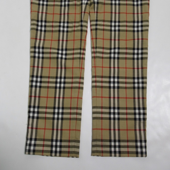 Burberry Women's Check Fleur Tailored Pant Archive Beige Size 4 US 6 UK - Picture 3 of 12